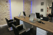 Espace shampoing du salon Catogan